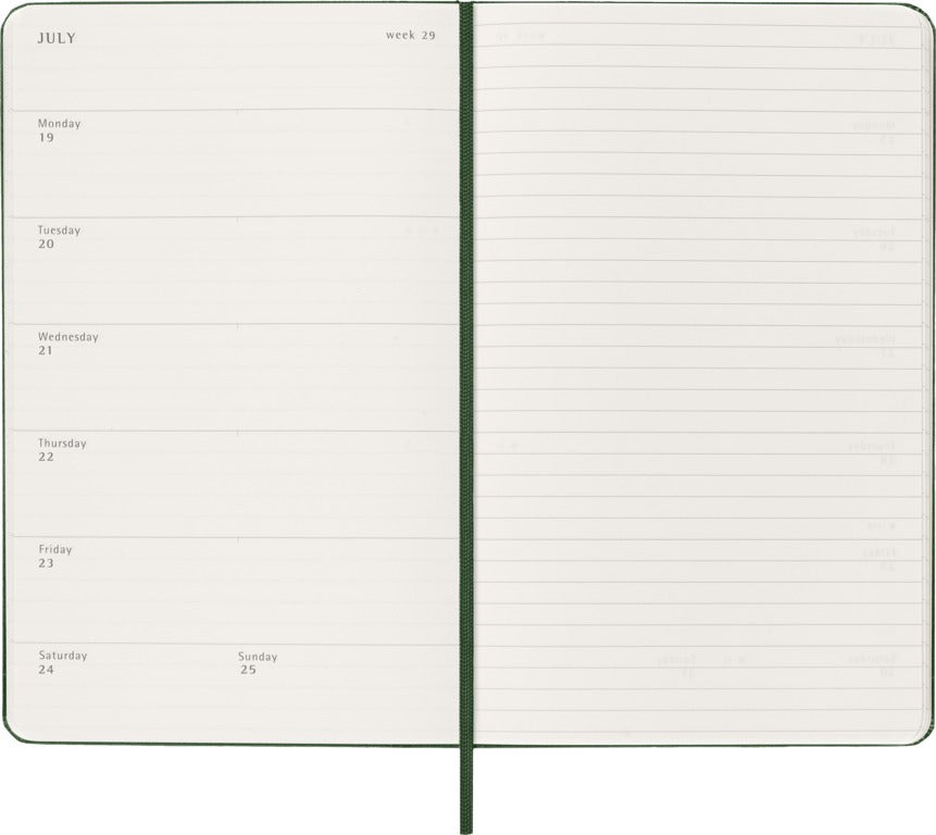 Moleskine 2027 Planer Hardcover Large Week + Notes