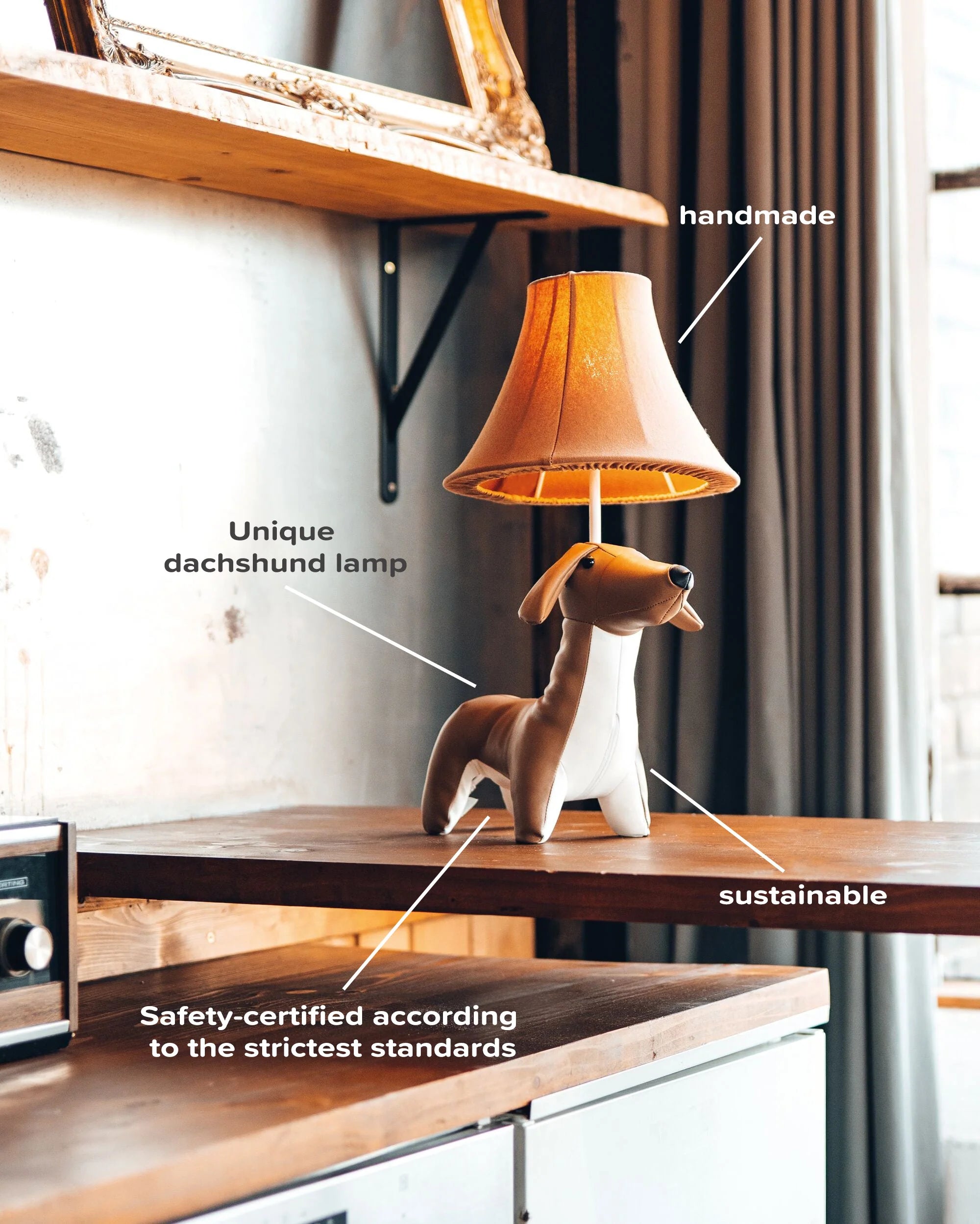 Happy Lamp Waldi de teckel