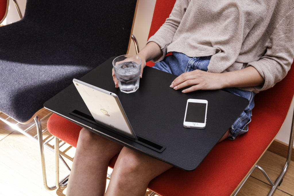 Kikkerland Lap Desk Schwarz Groß