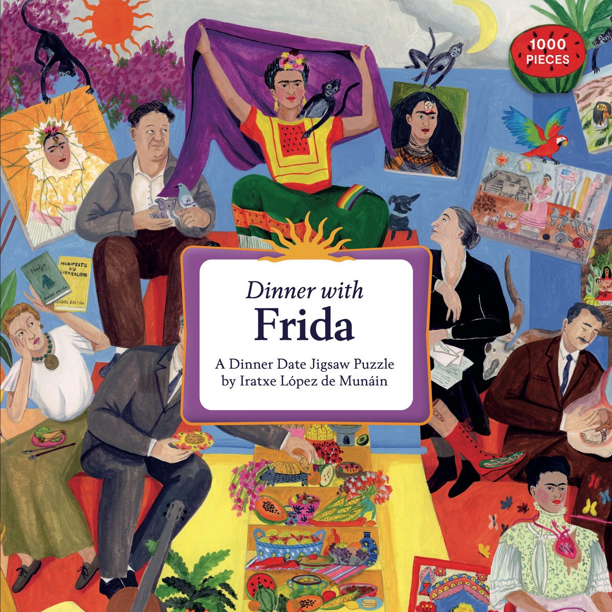 Puzzle Abendessen mit Frida