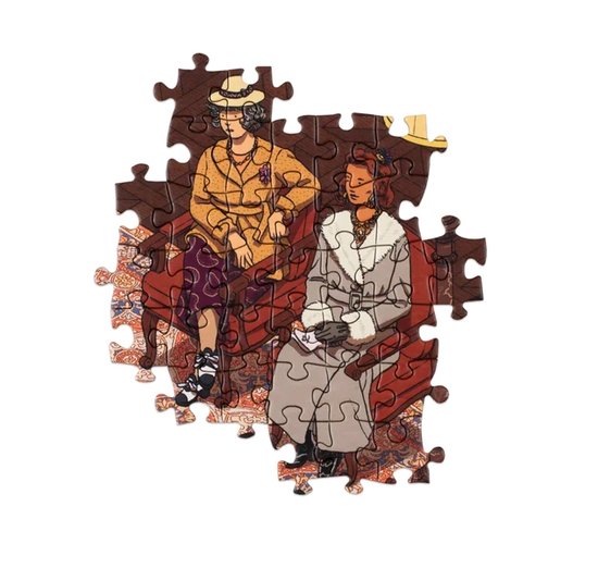 Puzzle Die Welt von Hercule Poirot