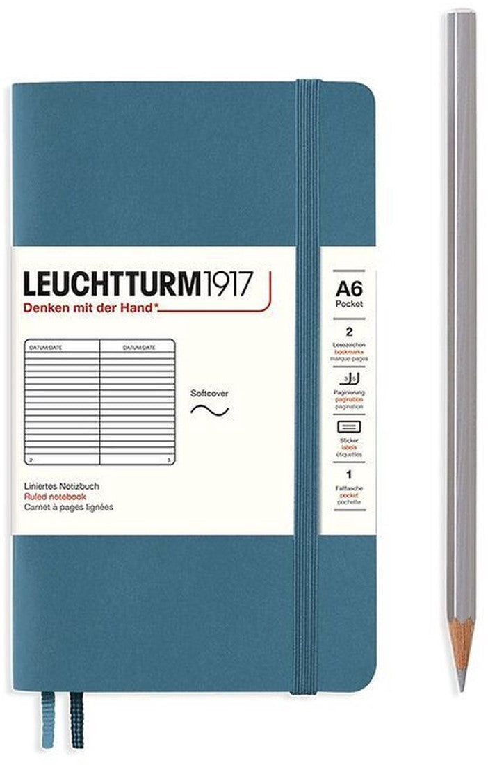 Leuchtturm gelinieerd notitieboekje (A6) softcover
