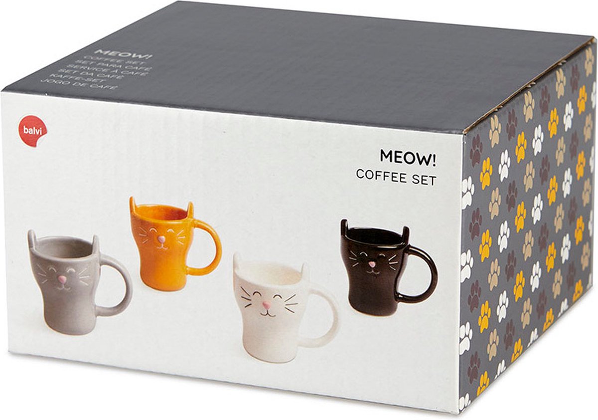 Coffee cup set Meow!