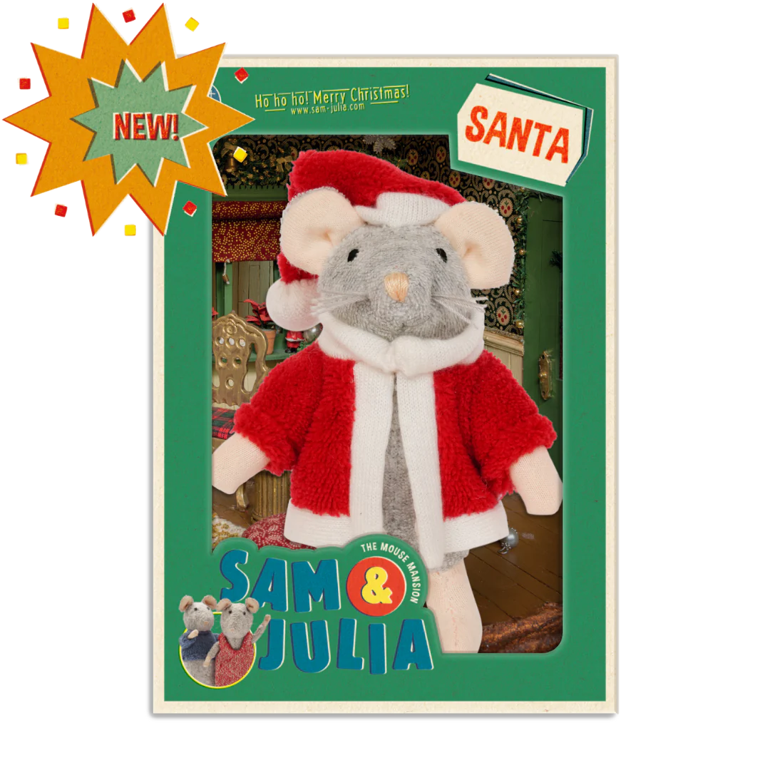 The Mouse Mansion Stuffed Toy Santa Claus