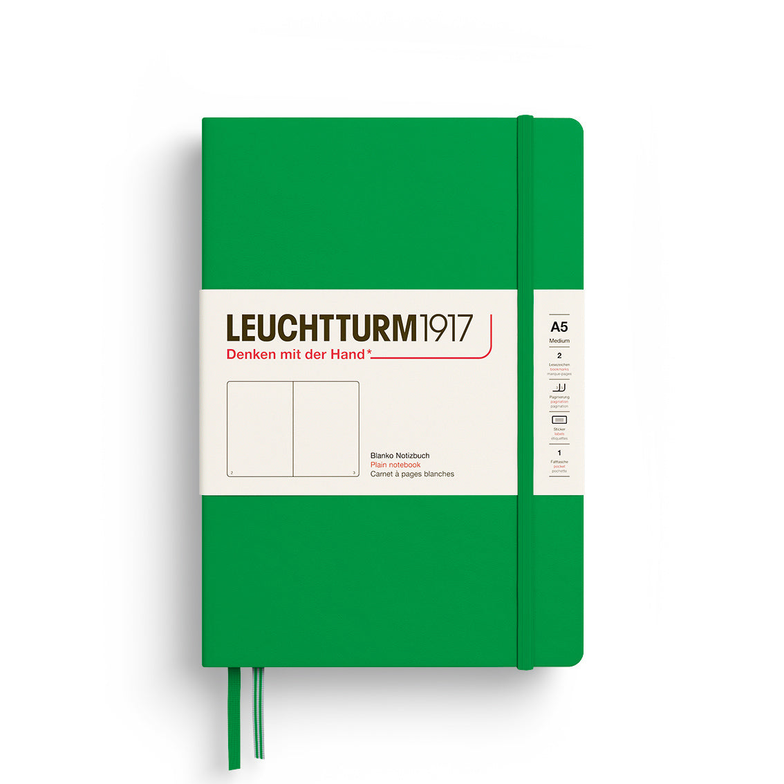 Leuchtturm Notebook Medium (A5) Hardcover Plain