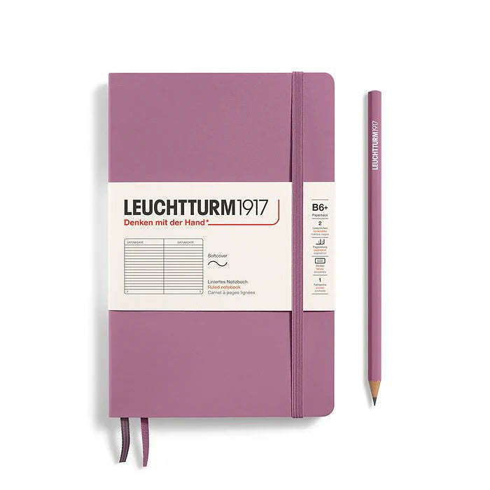 Leuchtturm Notizbuch Hardcover Paperback (B6 +) Liniert
