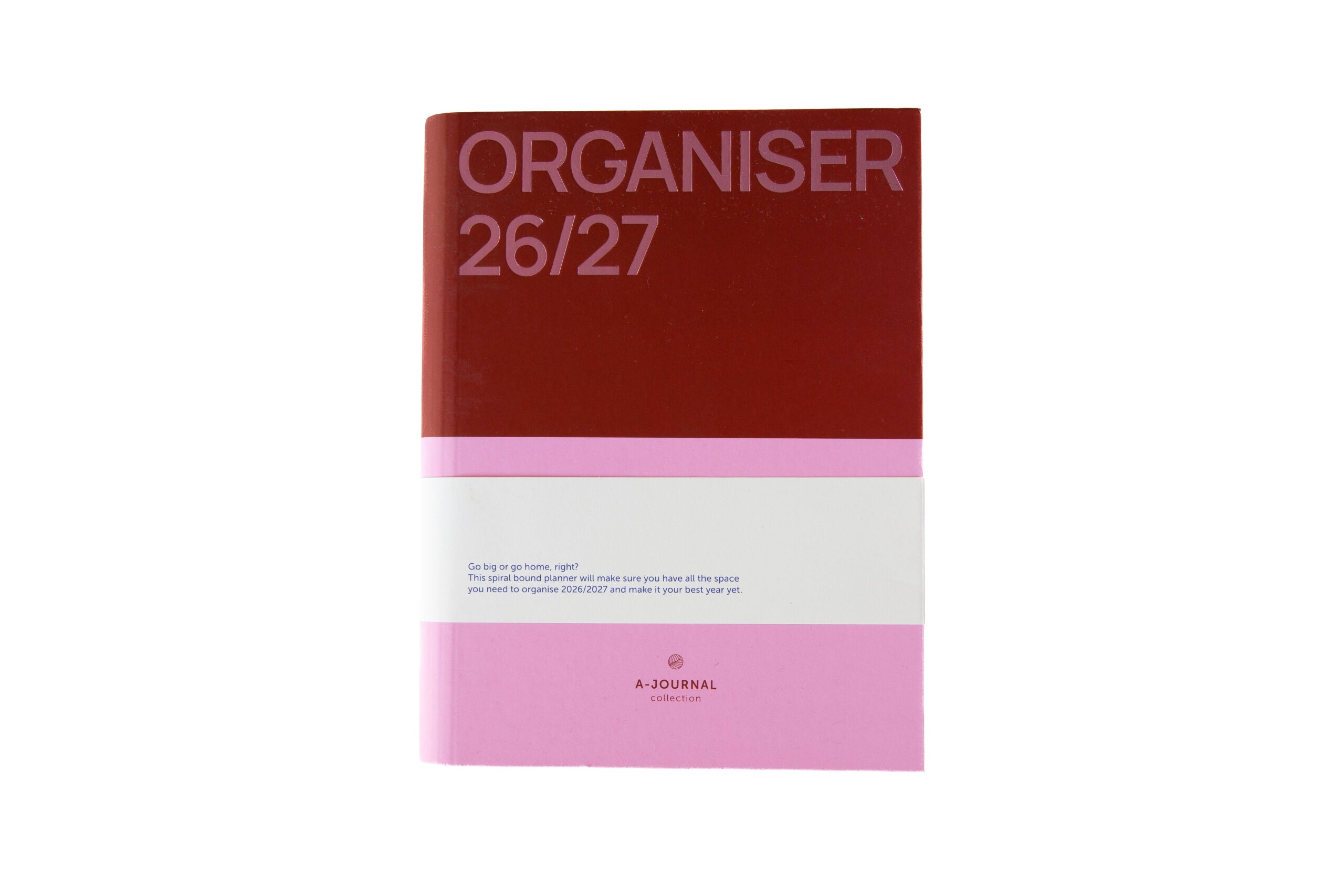 A-Journal 2026/27 Spiral College Diary A5+ Coral