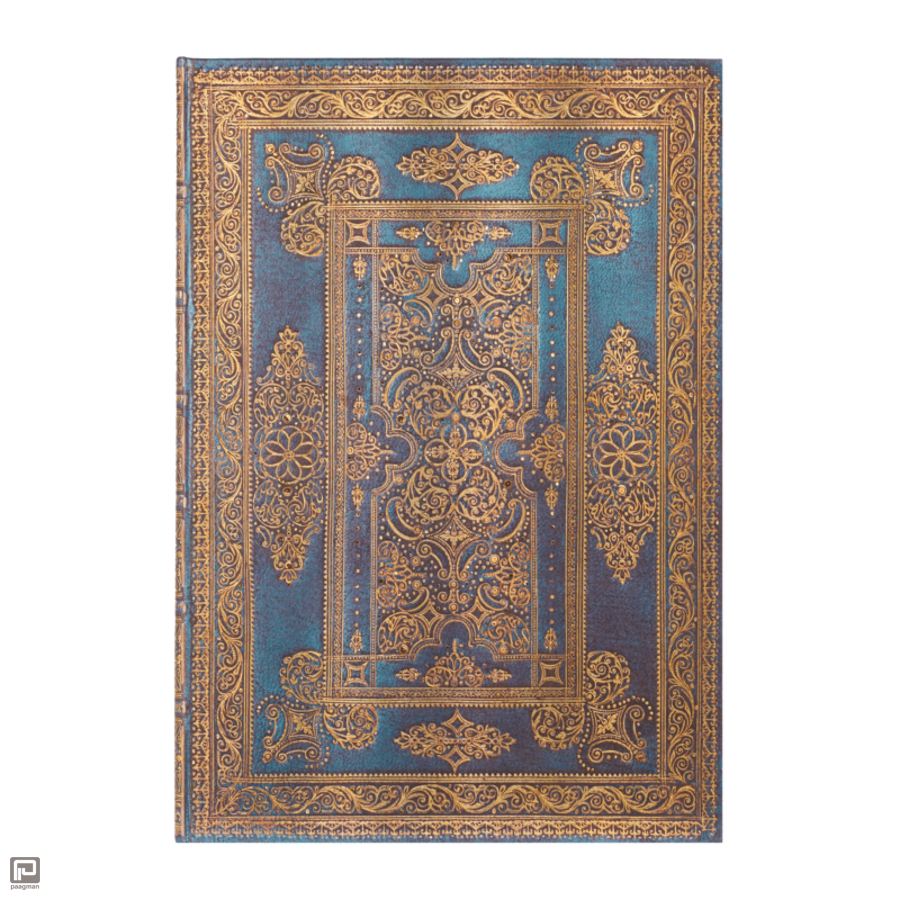 Paperblanks Notebook Grande Blue Luxe Plain