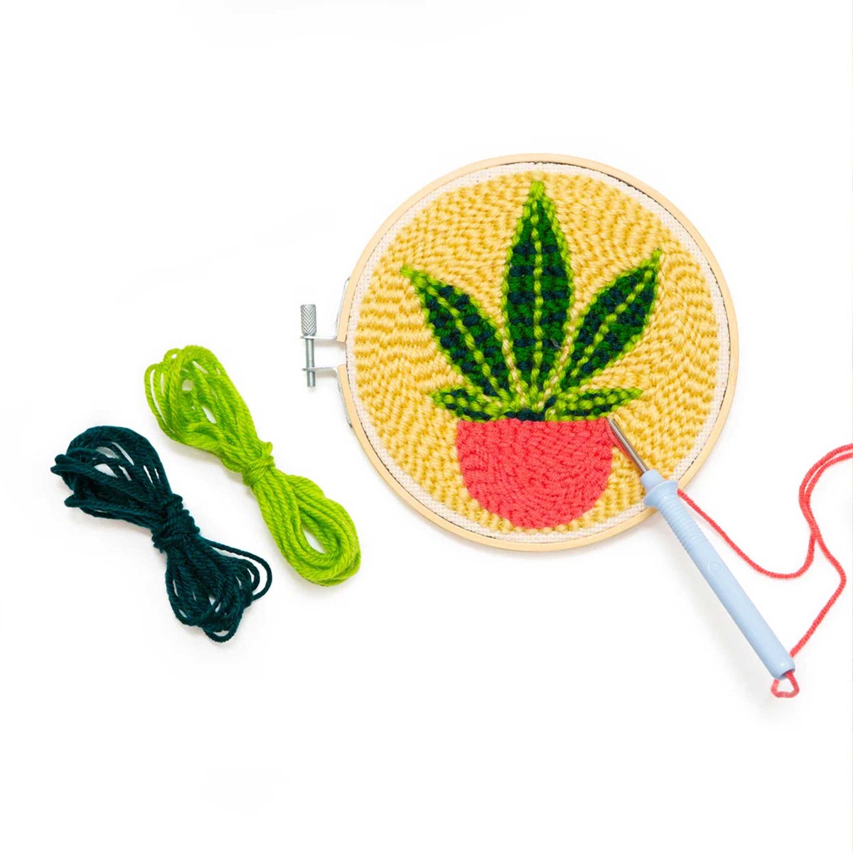Punch Needle Set Pflanze