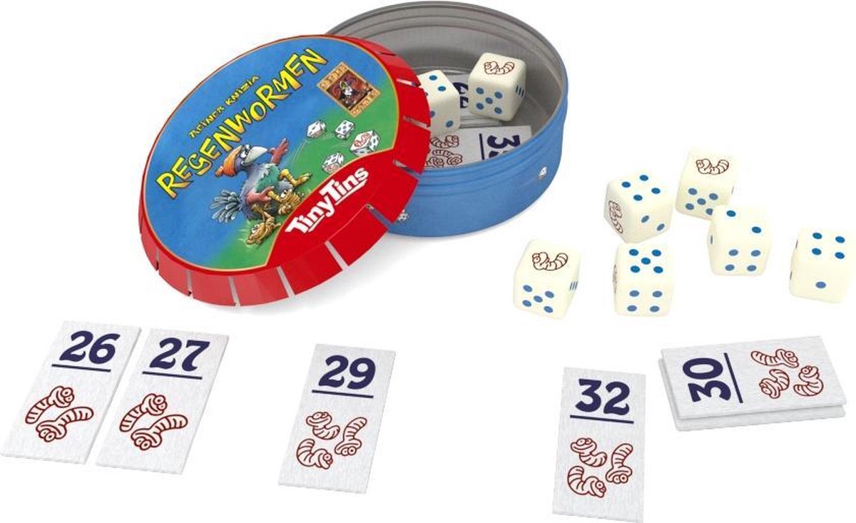 Regenwormen Tiny Tin