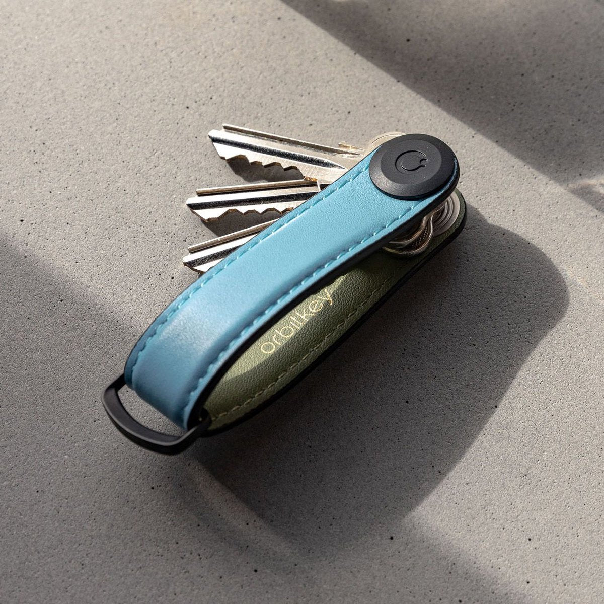 Orbit sleutelorganizer leer Sea Foam