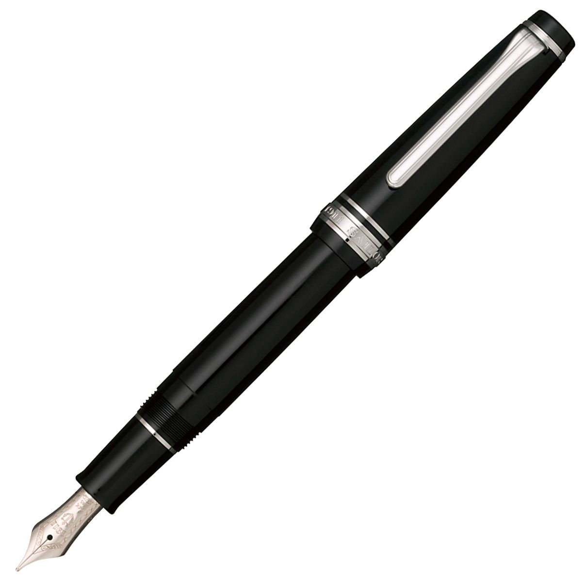 Sailor Fountain Pen PG Slim Black Lacquered