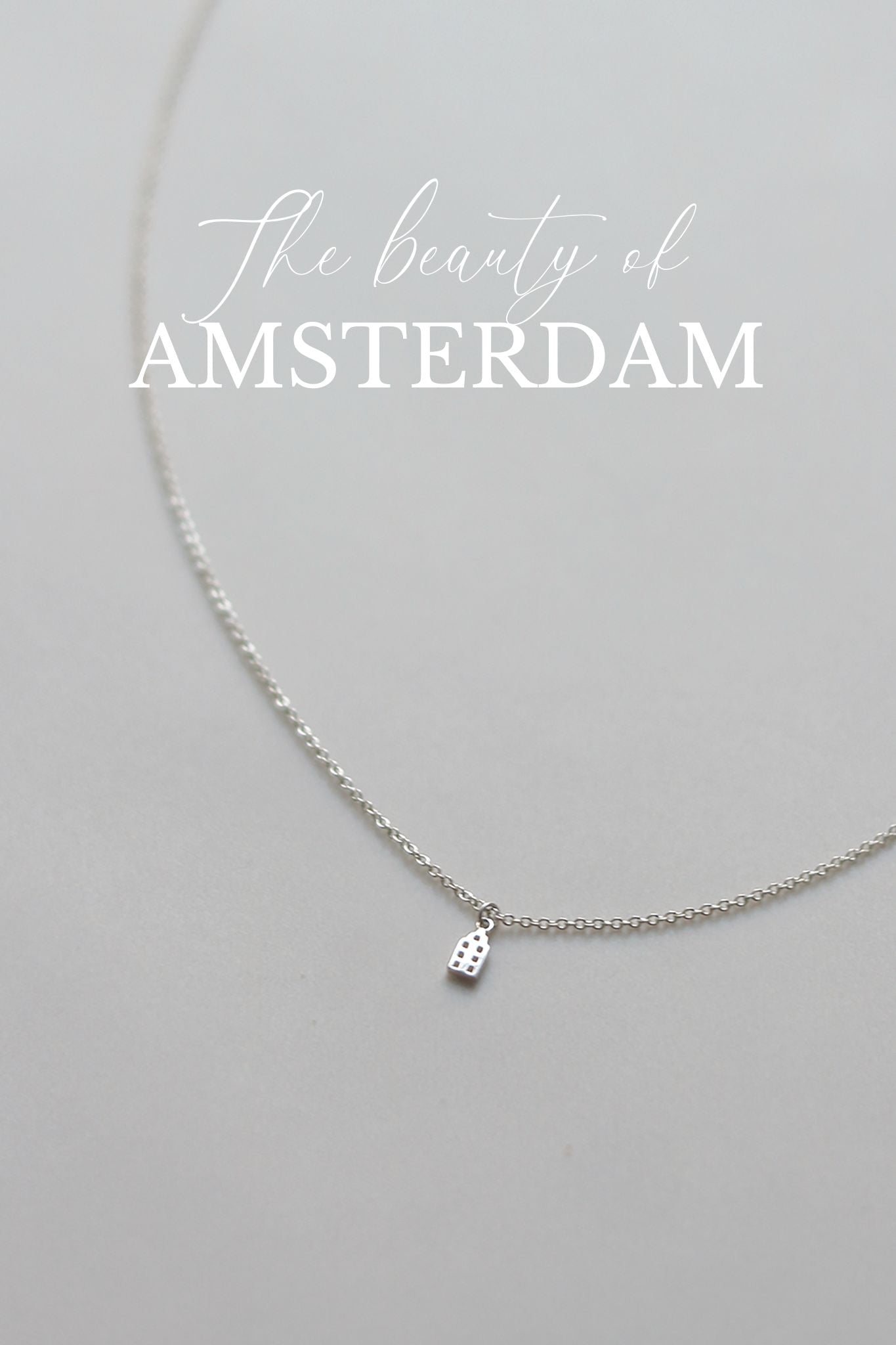 Amsterdam Jordaan Ketting Zilver