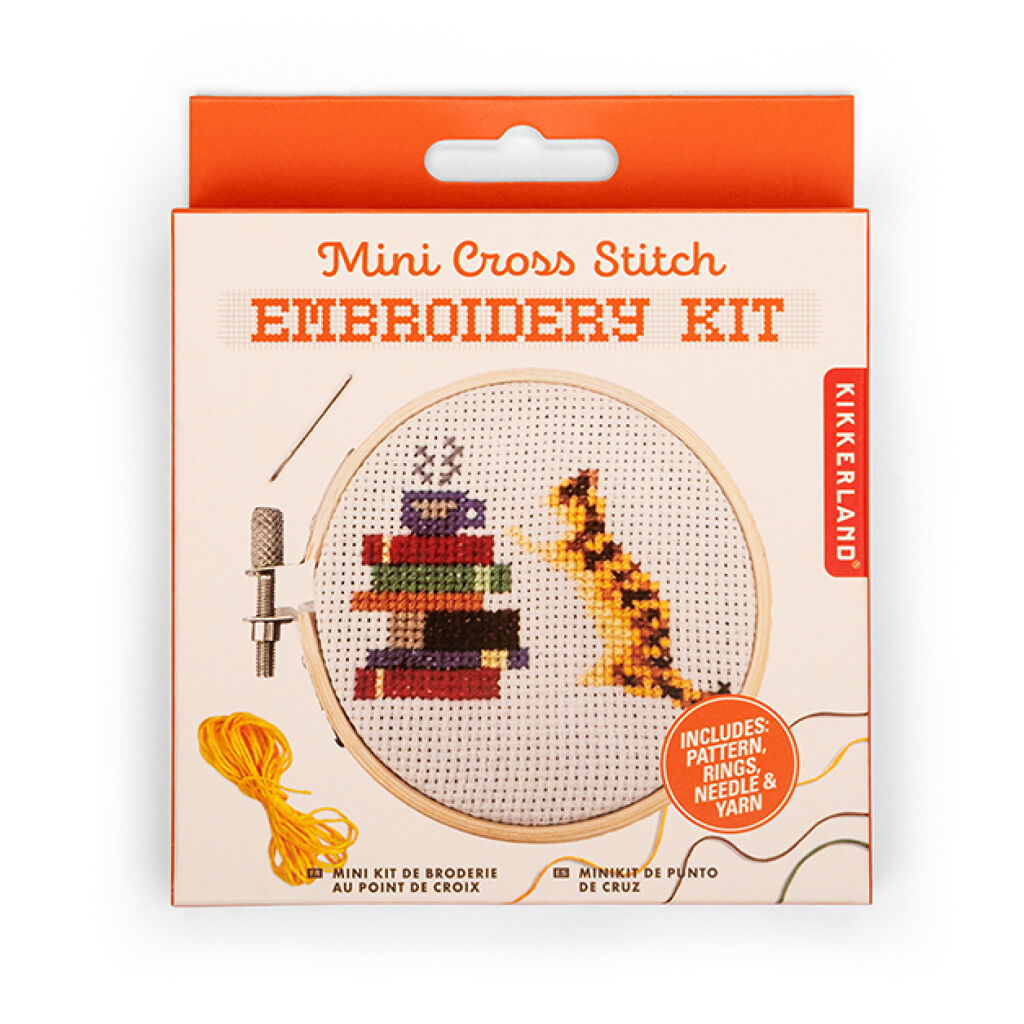Mini Cross Stitch Borduurpakket - Tijger