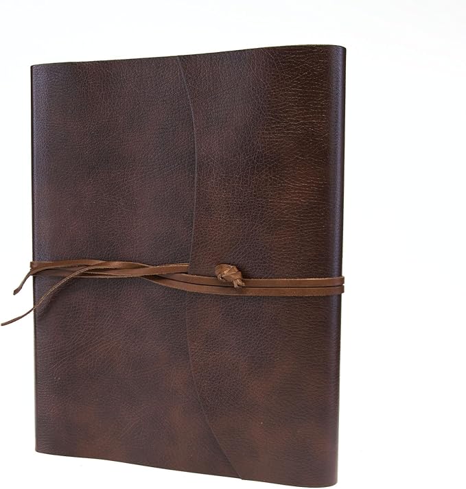 Tivoli gerecycled leren fotoalbum zwart A4+