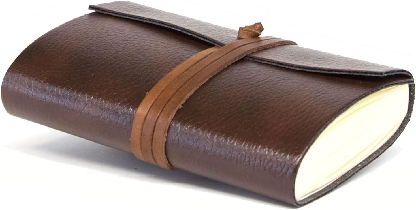 Tivoli Refillable Recycled Leather Journal Plain A6