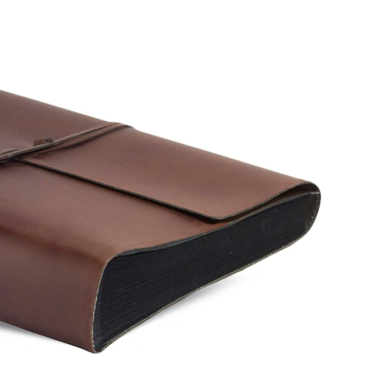 Tivoli gerecycled leren fotoalbum zwart A4+