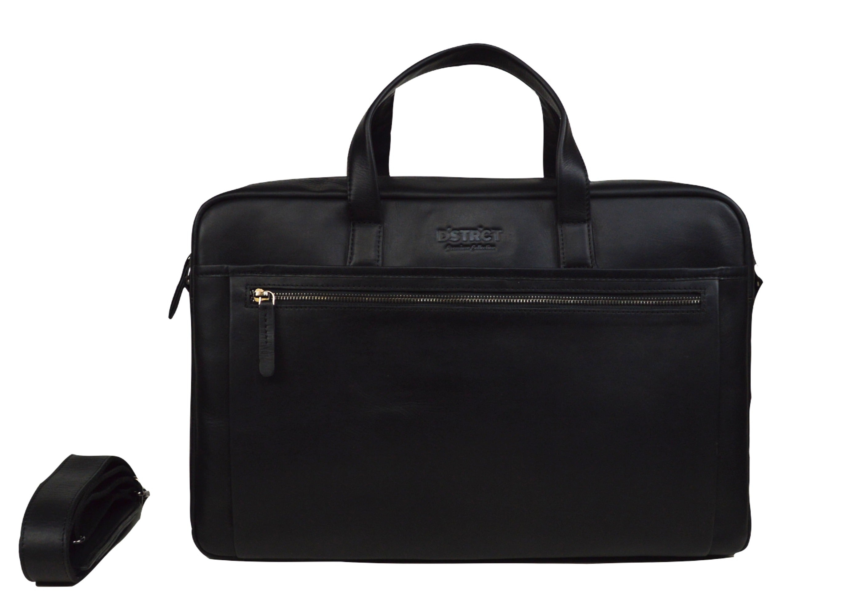 DSTRCT Laptop Leather Bag 17''