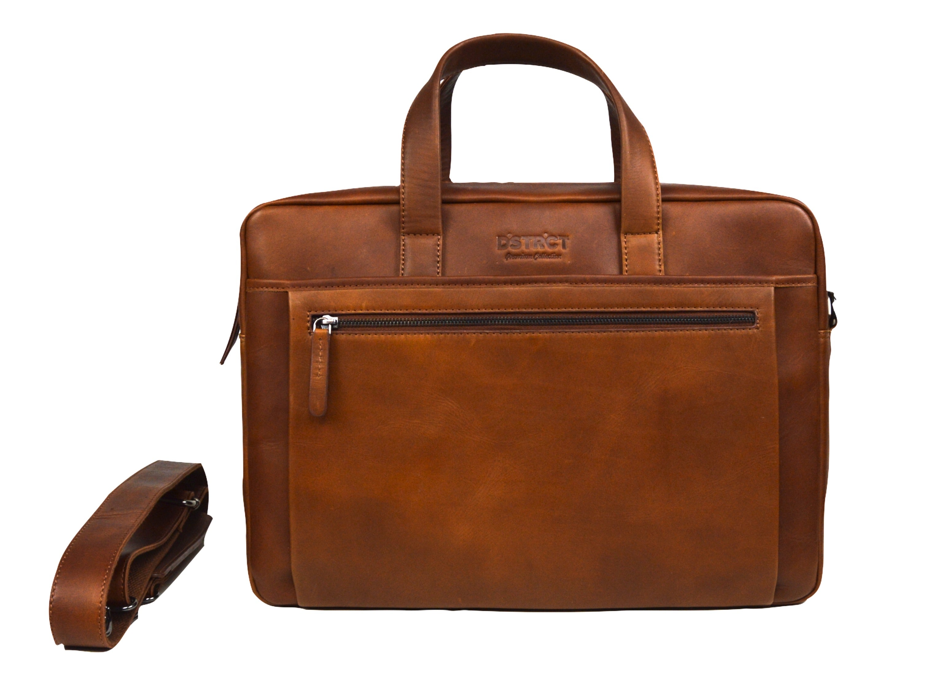 DSTRCT Laptop Leather Bag 17''