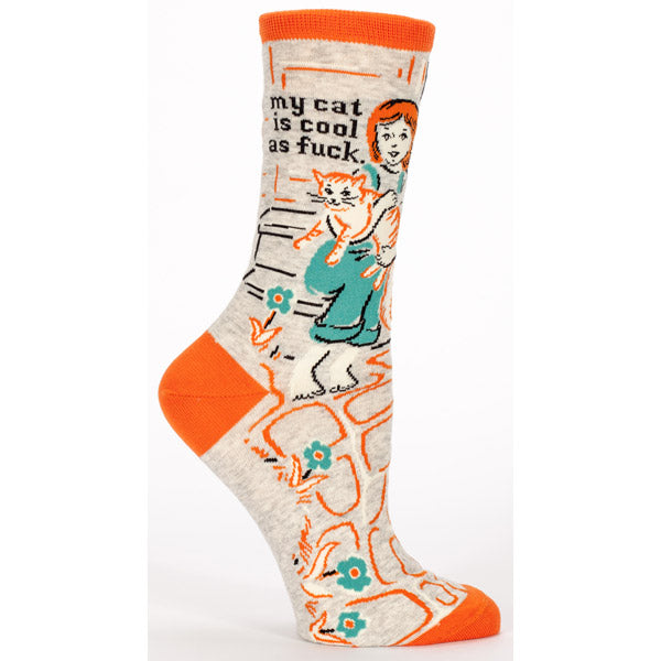 Sokken Dames: My Cat is Cool as Fuck