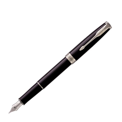 Parker Fountain Pen Sonnet Black Lacquer CT