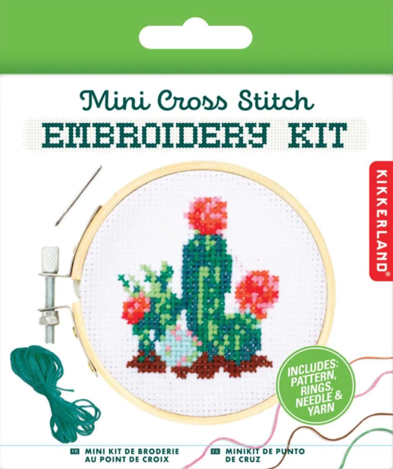 Mini Cross Stitch Borduurpakket - Cactus