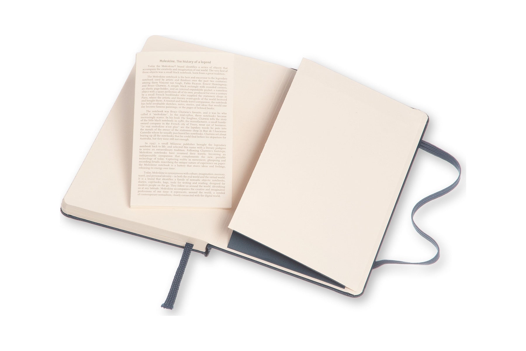 Moleskine notebook hardcover pocket lined