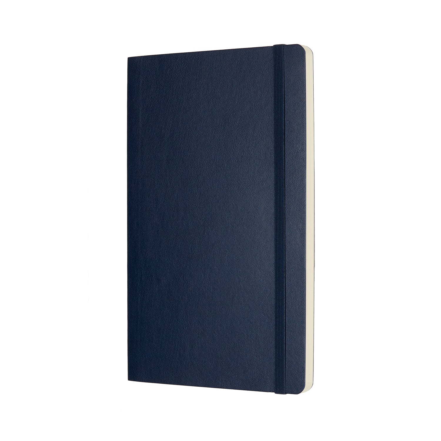 Moleskine notebook softcover large plain sapphire blue