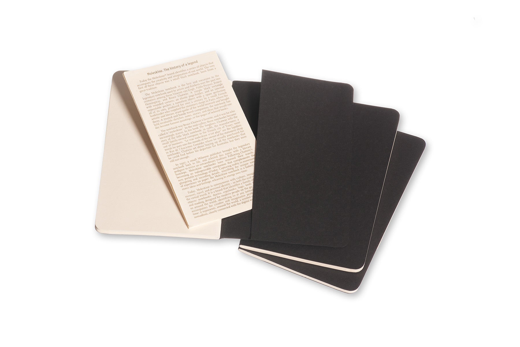 Moleskine notebook cahier pocket plain