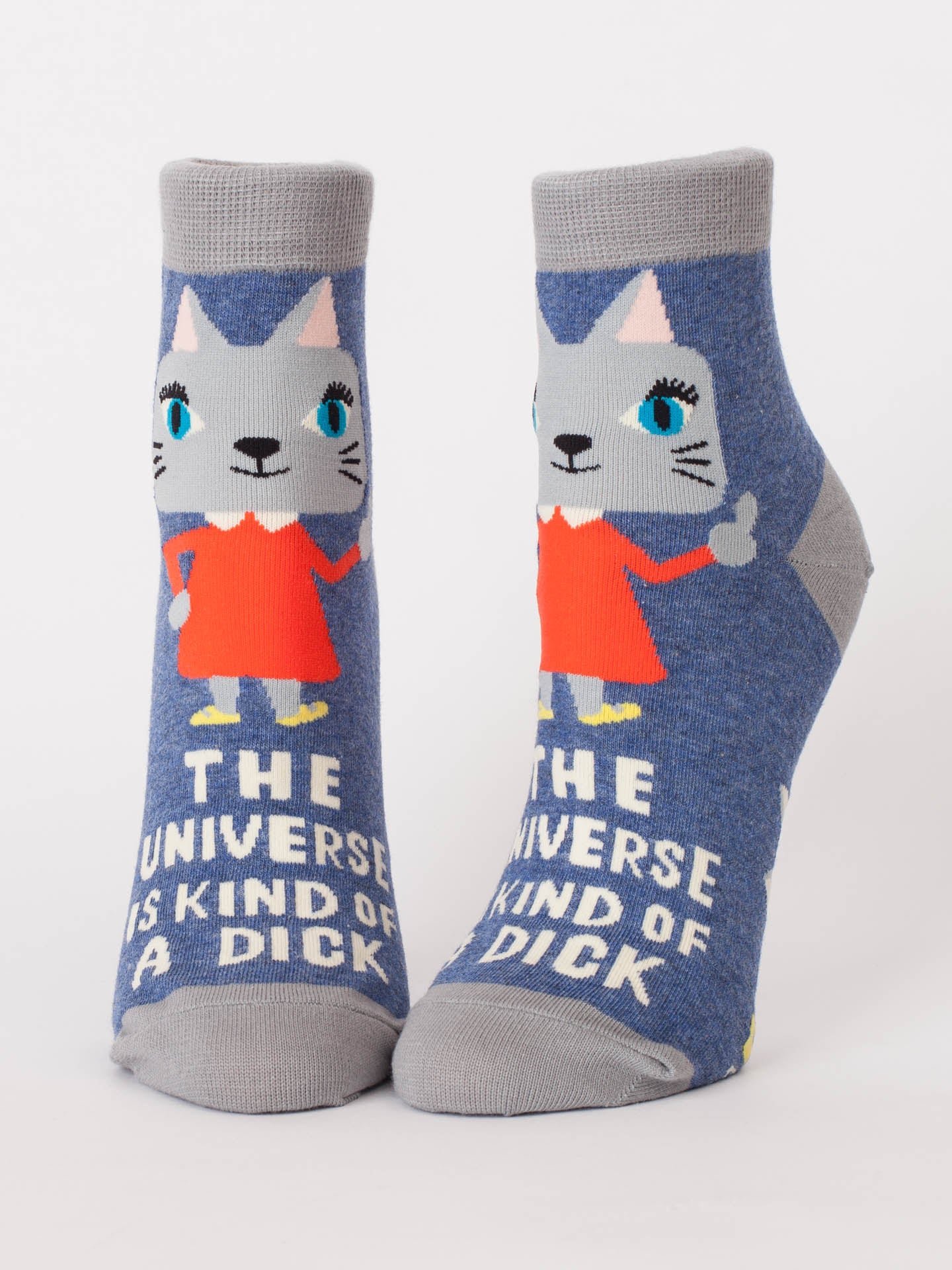 Socken Damen Knöchel: Universe is kind of a dick
