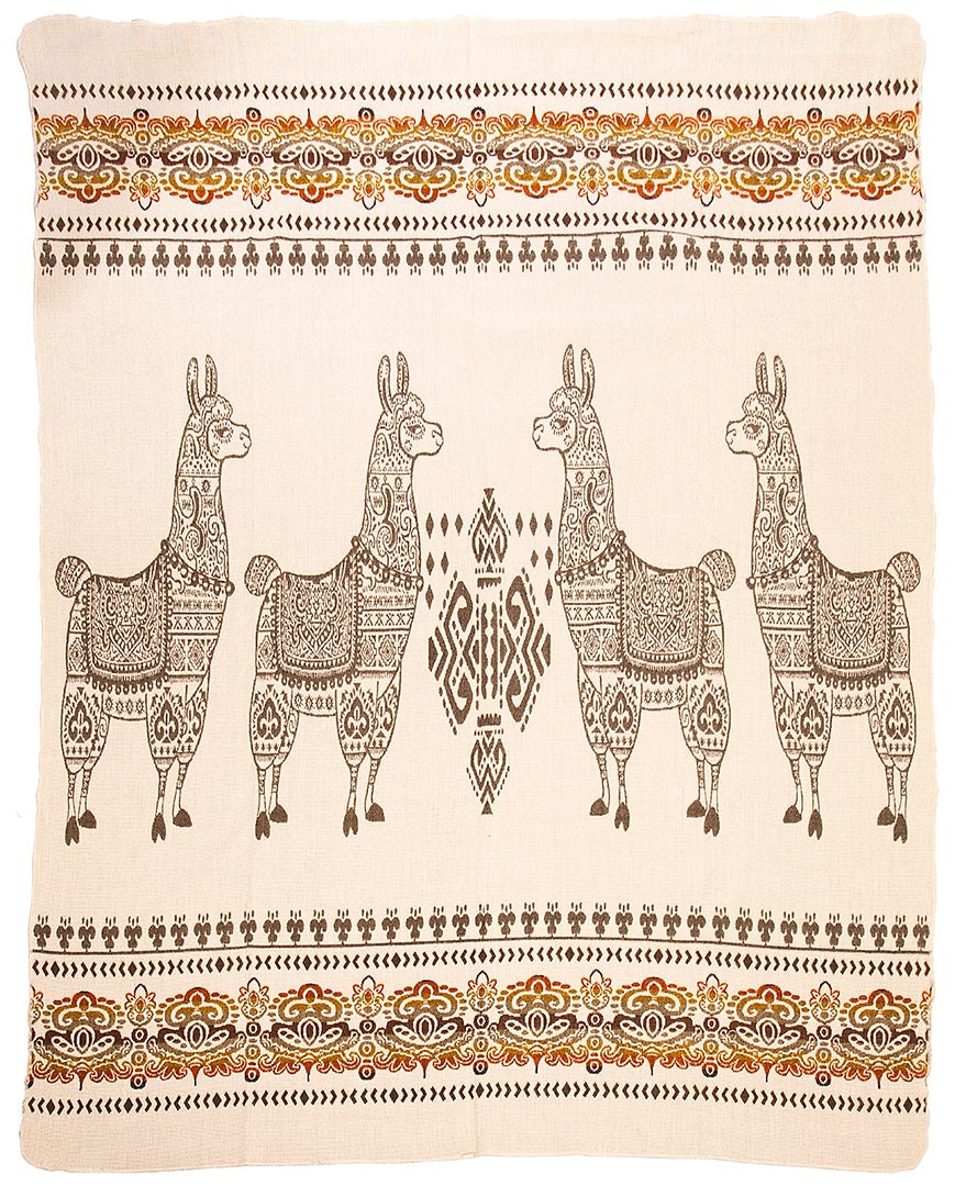 Alpaca Native Blanket Alpaca Brown
