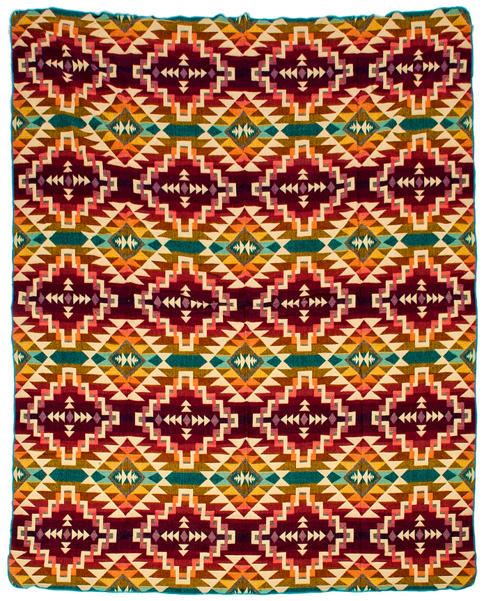 Alpaca Native Blanket Chimborazo Pink