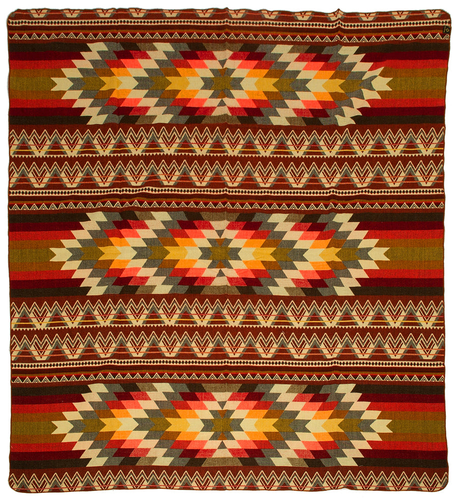 Alpaca Native Blanket Antisana Orange