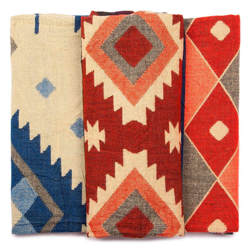 Alpaka Native Decke Quilotoa Blue
