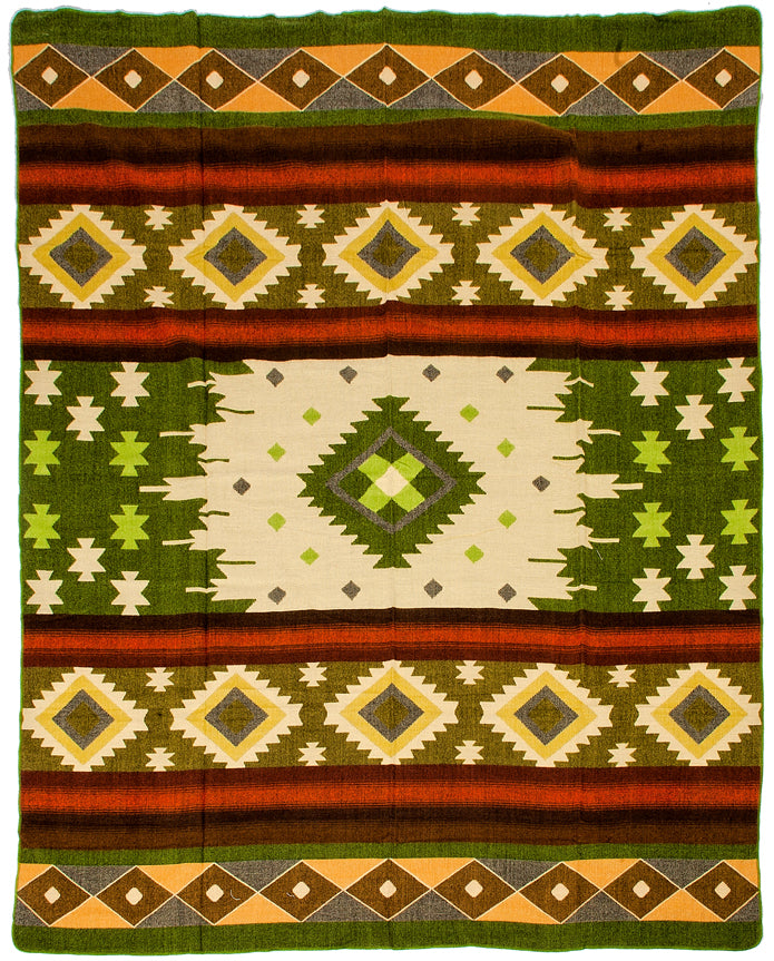 Alpaka Native Decke Quilotoa Green