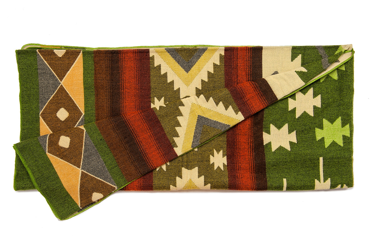 Alpaka Native Decke Quilotoa Green