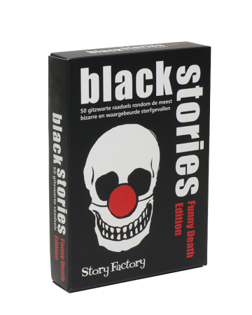 Black Stories Funny Death Edition - 50 gitzwarte raadsels