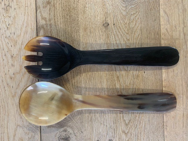 Lo Tableware Buffel Horn Salad Servers set of 2