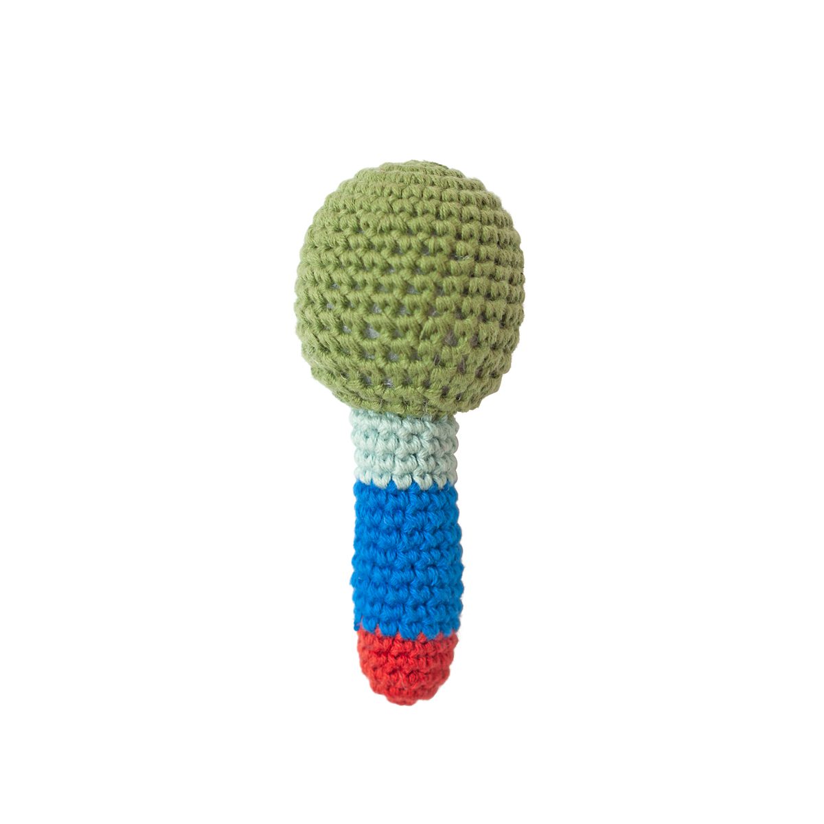 Häkelspielzeug Rassel Mini