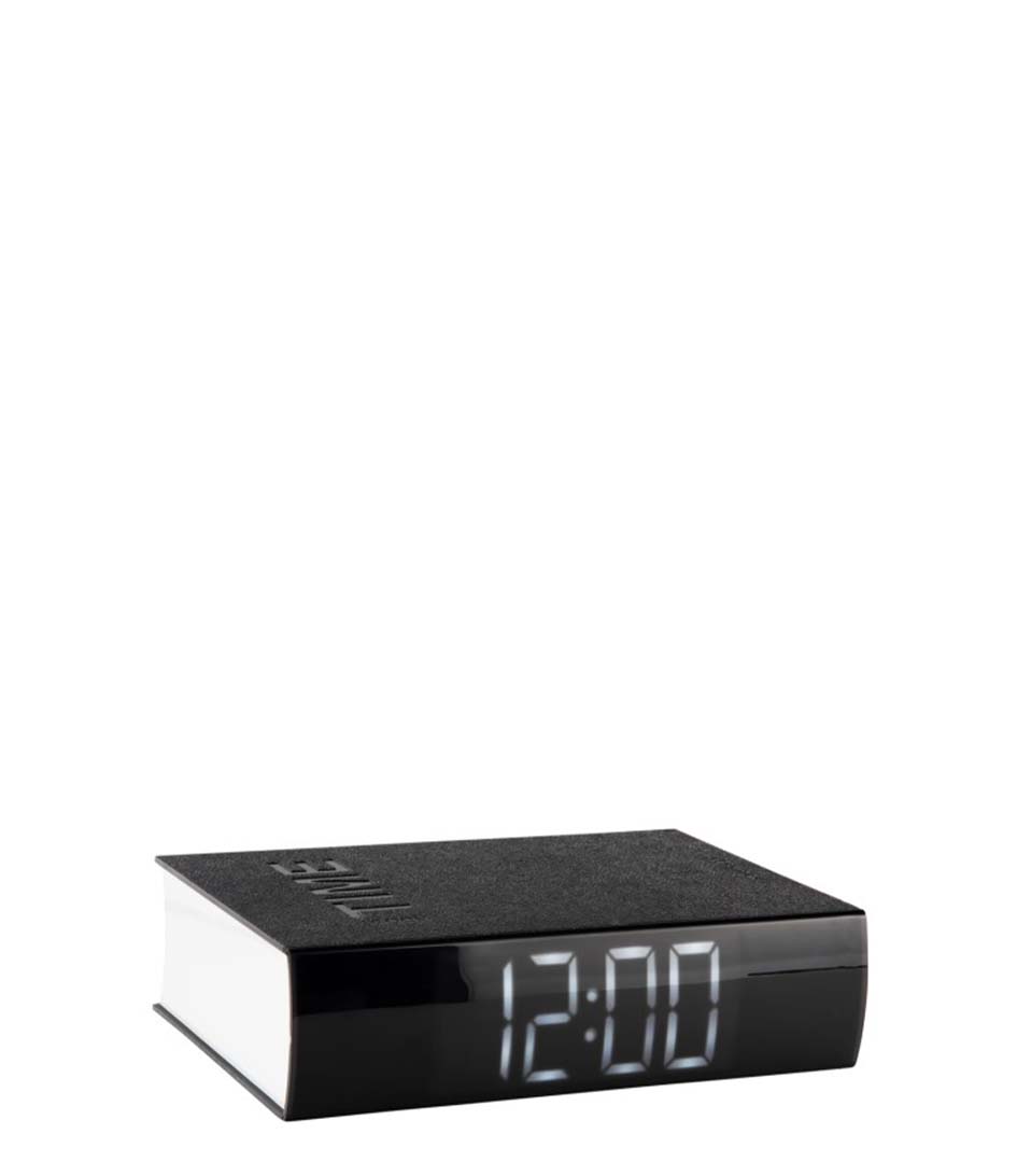 PresentTime Alarm Clock Book Led