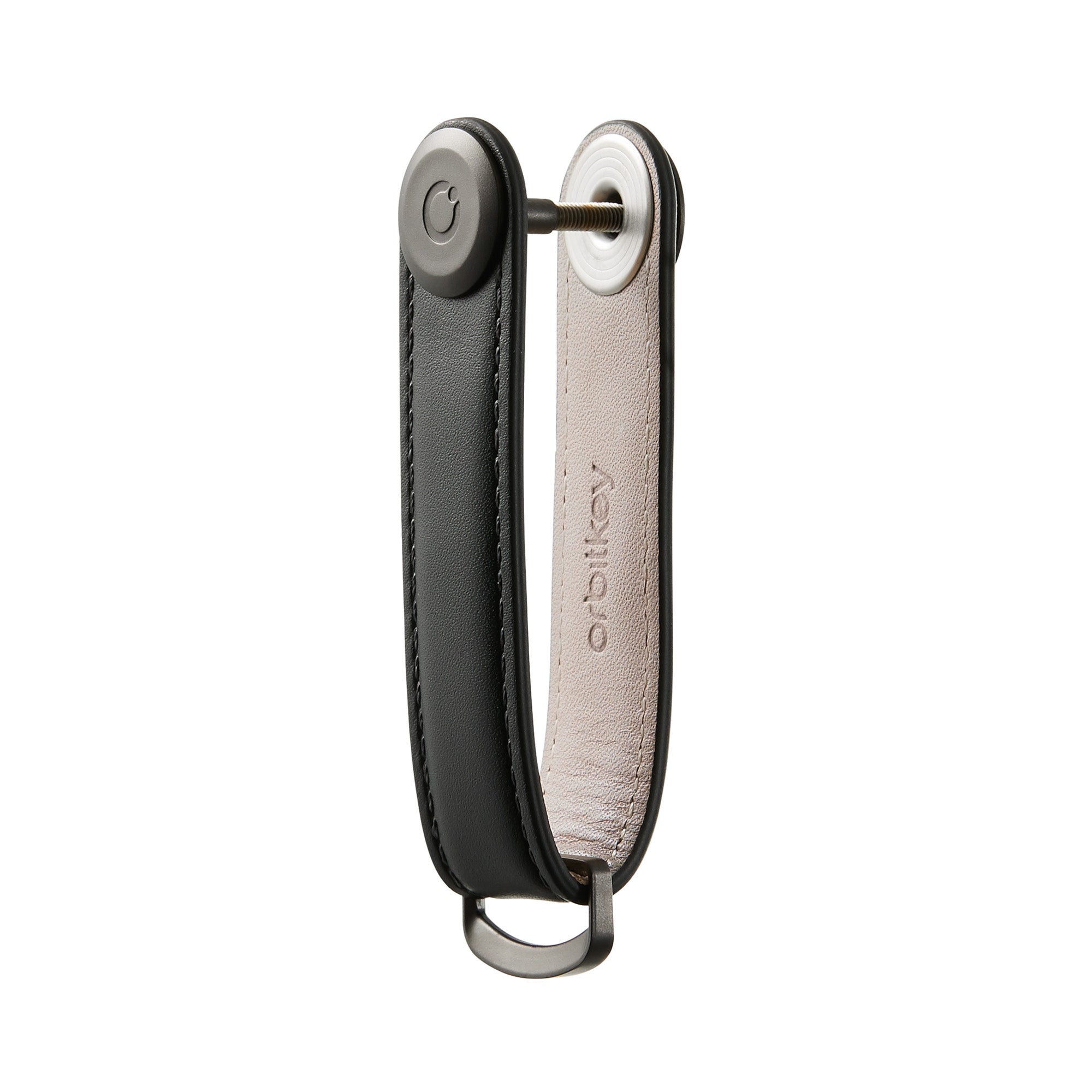 Orbit key organiser leather black-black