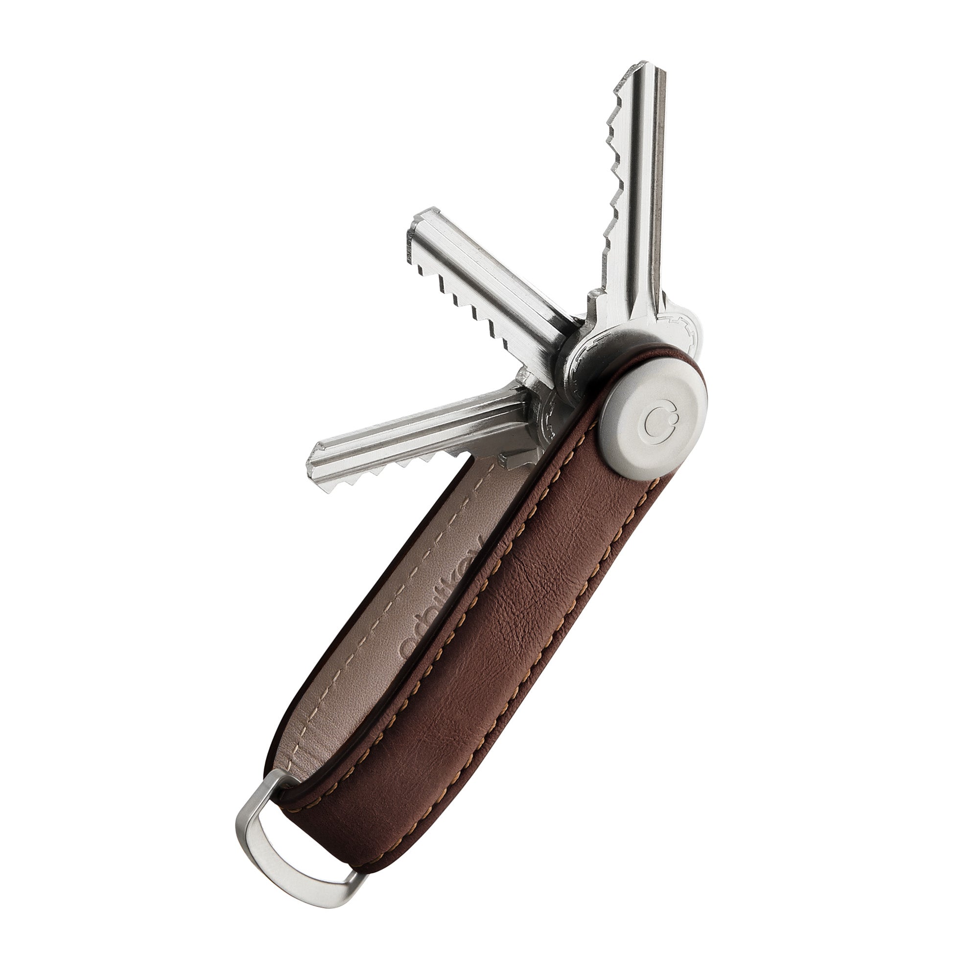 Orbit key organiser leather espresso-brown