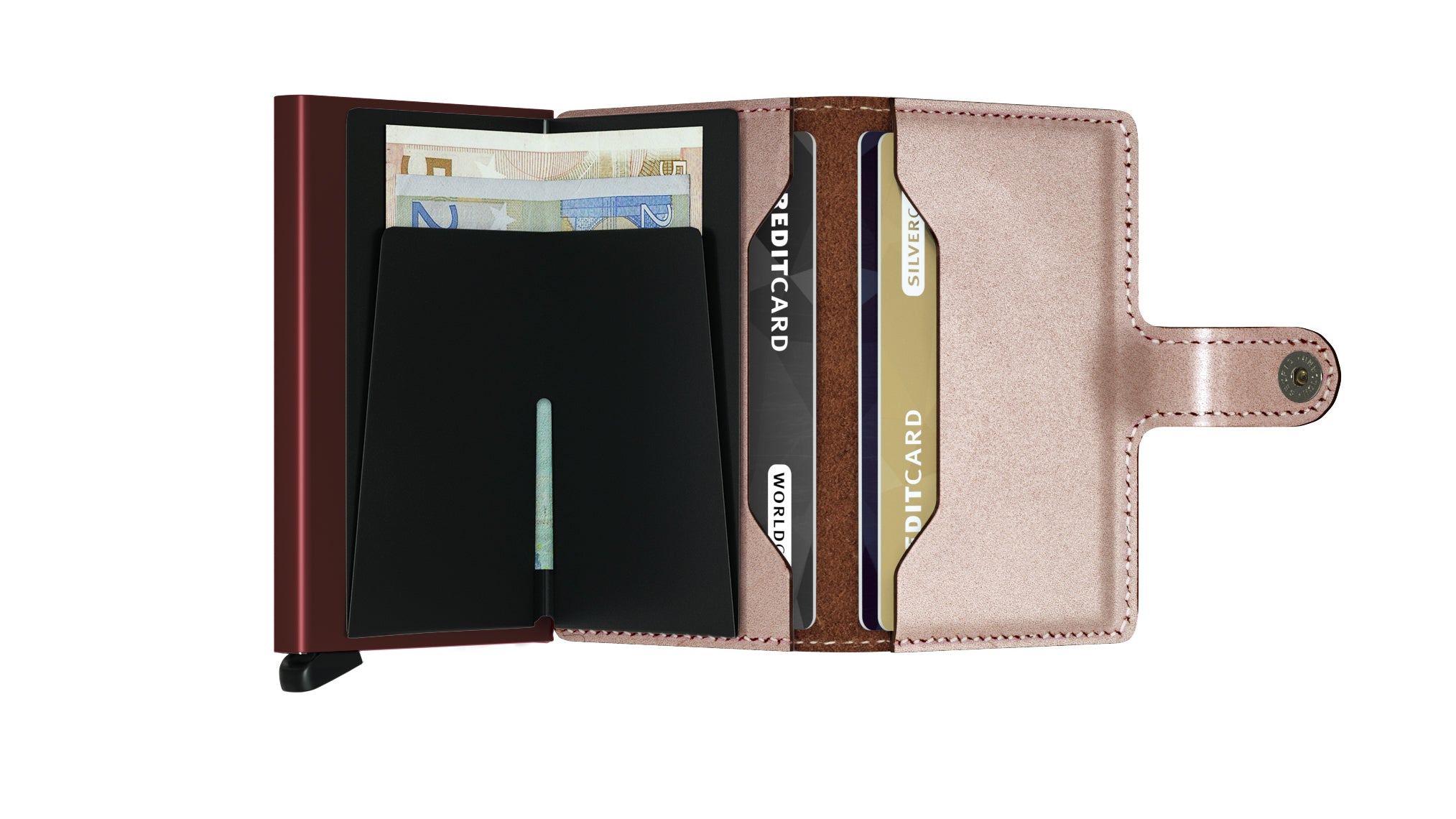 Secrid Miniwallet Metallic Rose