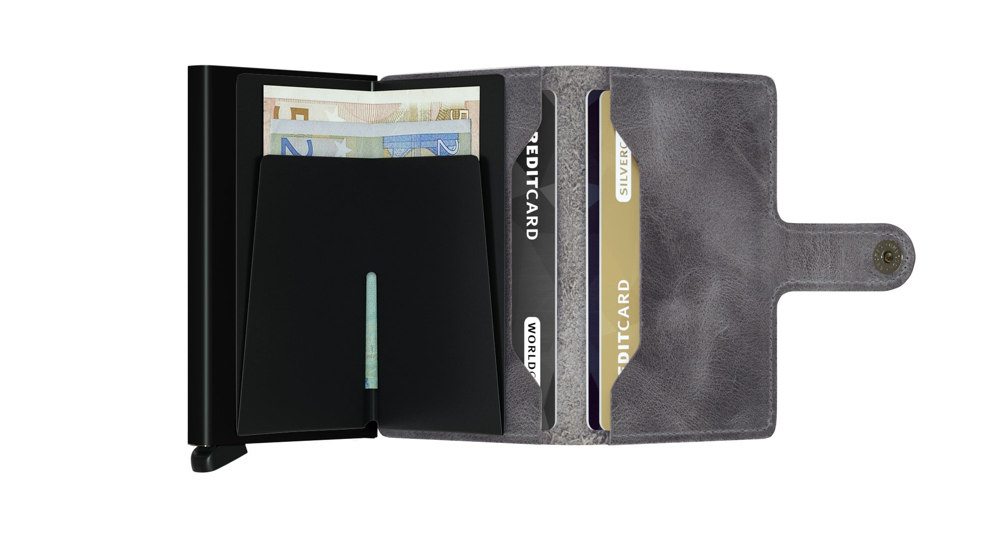 Secrid Miniwallet Vintage schwarz