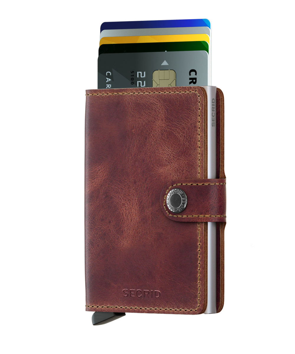 Secrid Miniwallet vintage brown