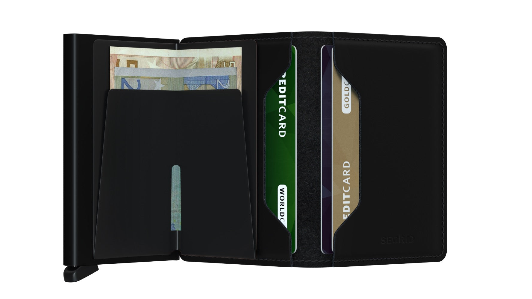 Secrid Slimwallet mat zwart