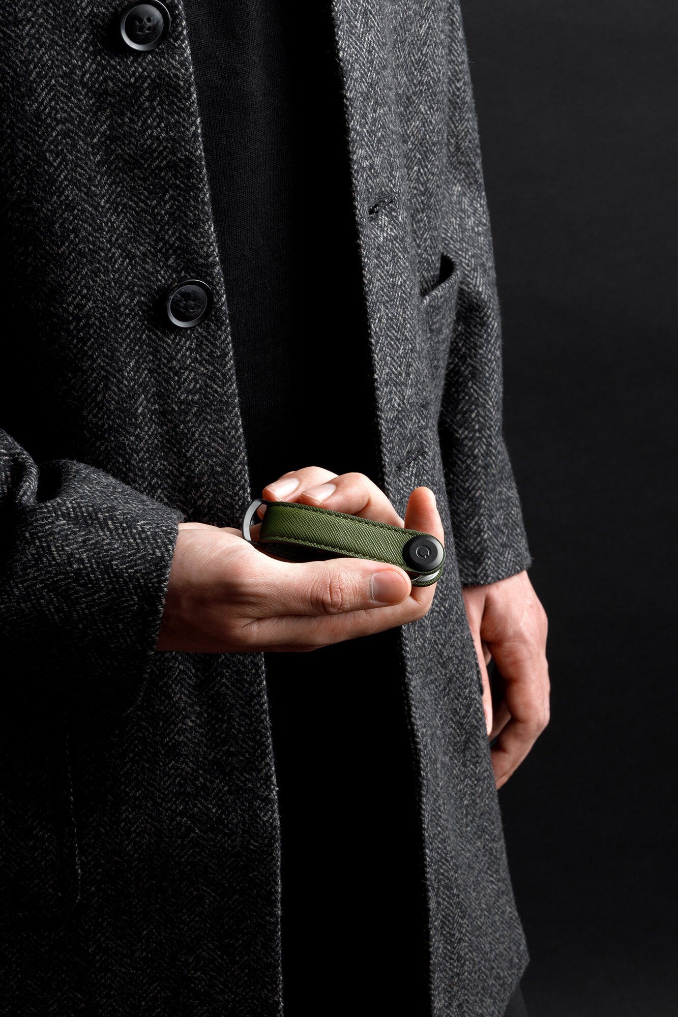 Orbit sleutelorganizer saffiano leer