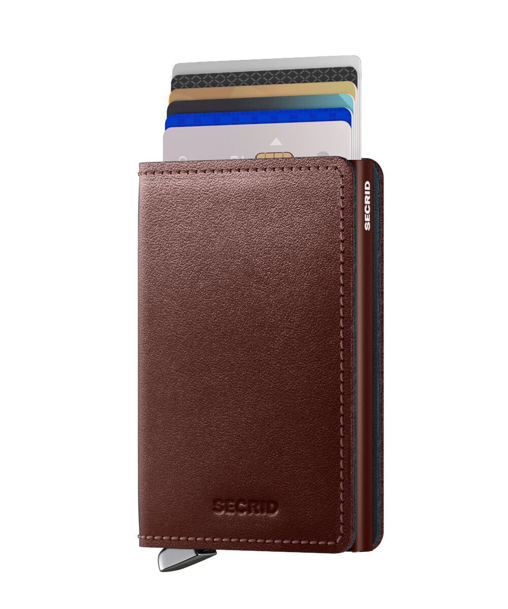 Secrid Slimwallet premium dusk dark brown