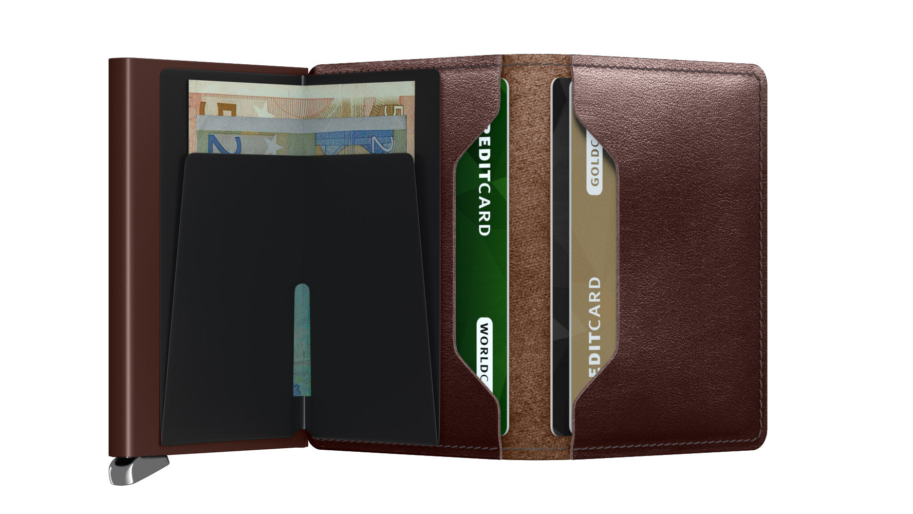 Secrid Slimwallet premium dusk dark brown