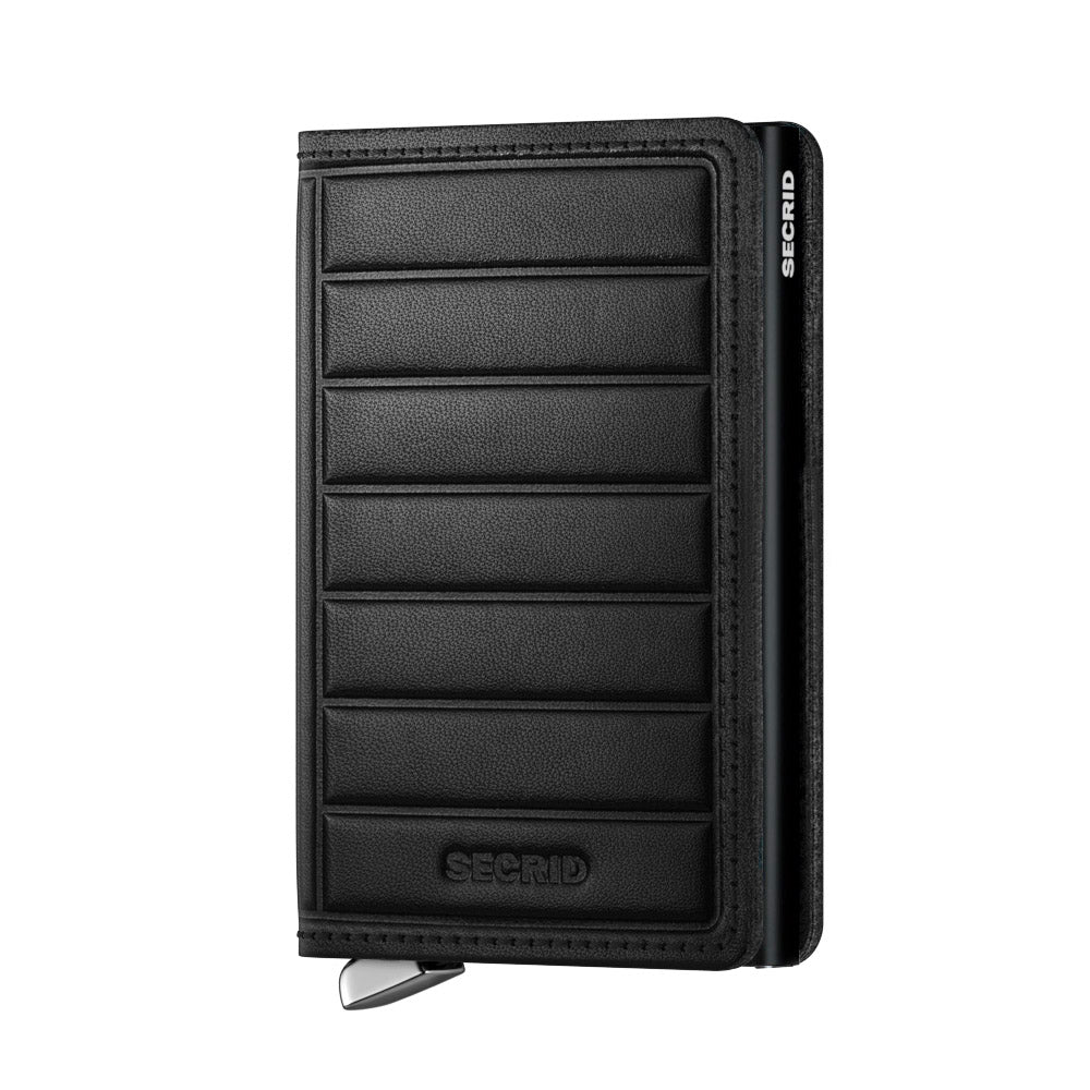 Secrid Slimwallet premium Emboss Lines black